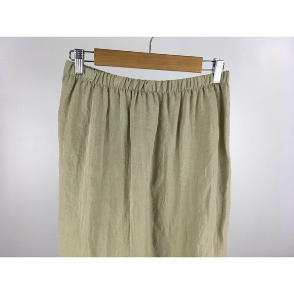 Habitat Clothes to Live In Womens Skirt Flared Bottom Maxi Beige Size M - Picture 3 of 11